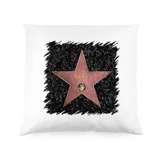 Persönliches Kissen mit Walk of Fame Motiv