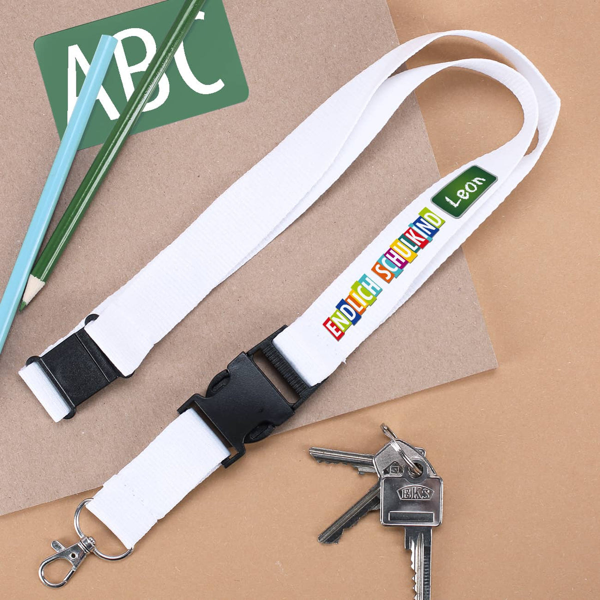 Schlüsselband als Geschenk zur Einschulung