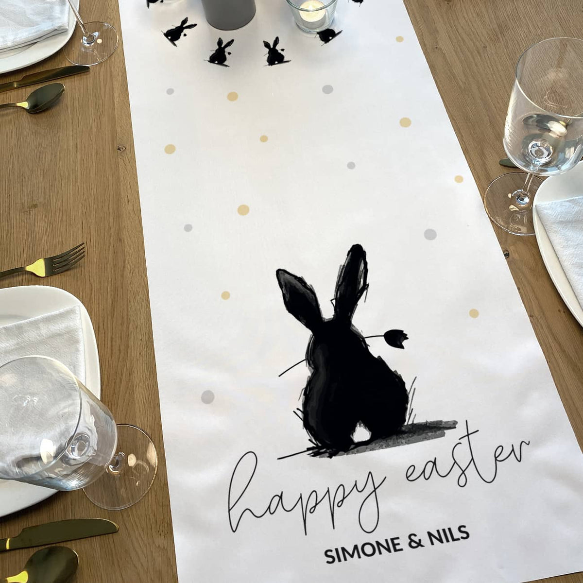 Happy Easter - Tischläufer zu Ostern