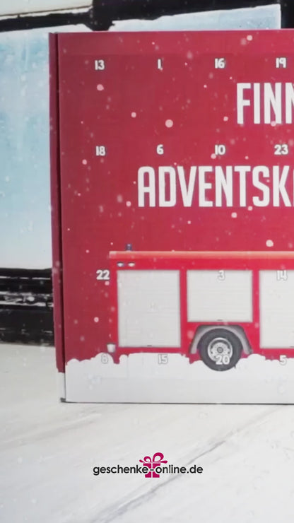 Feuerwehr Adventskalender zum selbst Befüllen