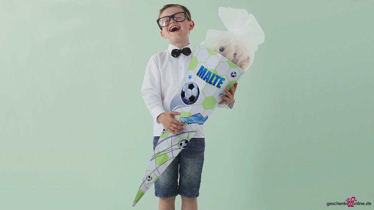 Schultüten Junge XL Fußball Motiv 3D Optik