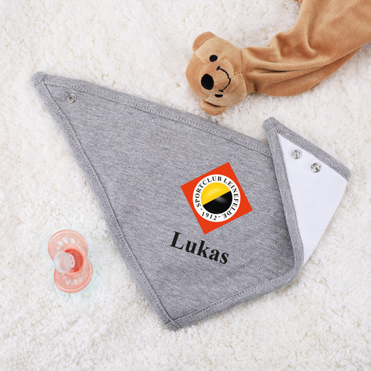 Baby Halstuch mit SC Leinefelde Logo und Wunschzeile